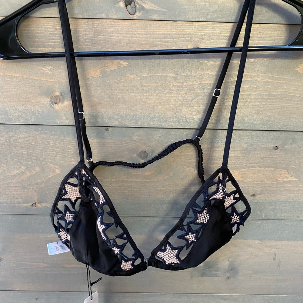 Fleur du Mal Women’s Size L Star Bra HTF